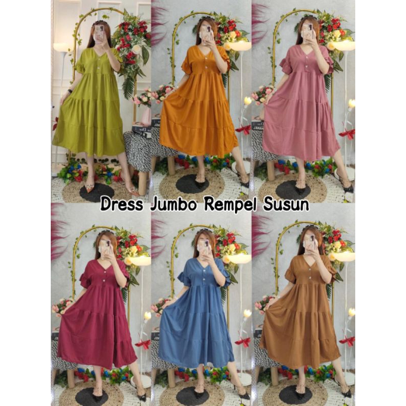 Dress Voxy Susun Rempel Jumbo Busui