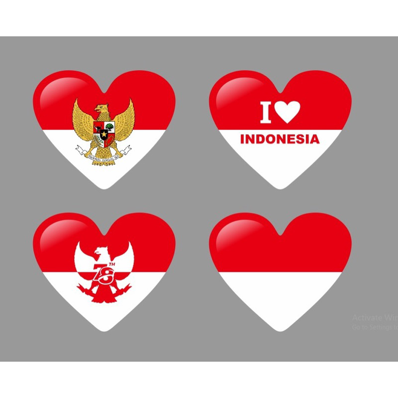 Sticker stiker pipi hut RI dirgahayu indonesia Image 2