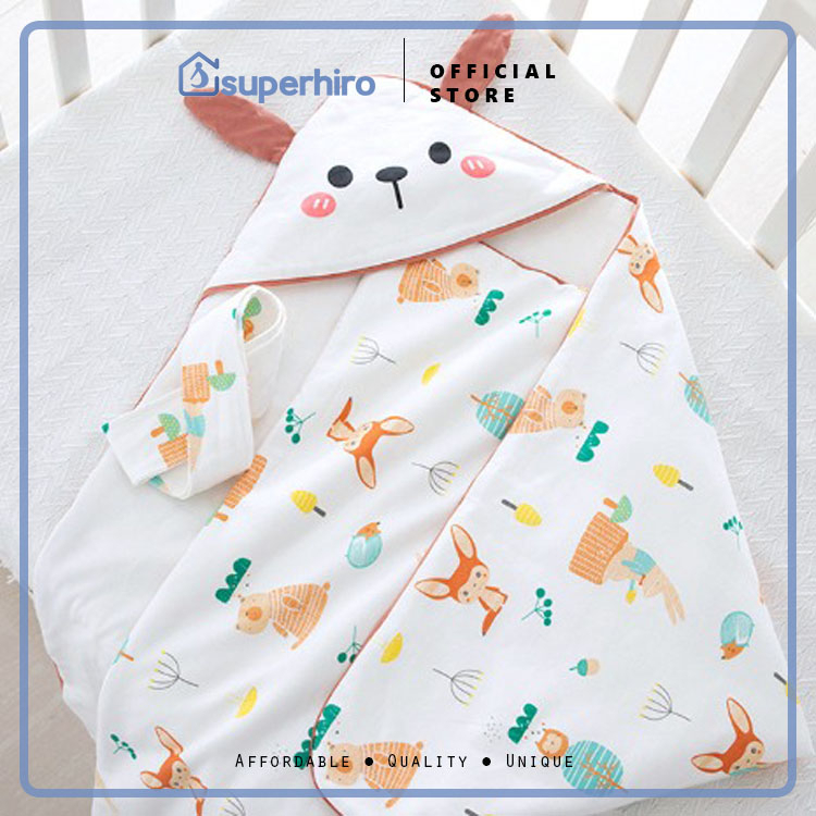 Sleeping Bag Kantong Tidur Bayi Selimut Topi Bayi Blanket Baby