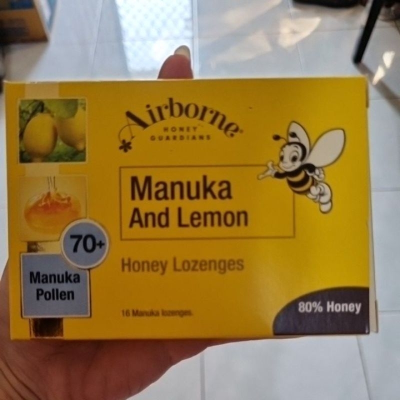 

Permen Manuka Honey Lozenges Manuka and Lemon