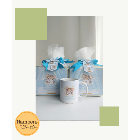 AL Package - Tin Box- Mug- BABY HAMPERS Gift Kado Bayi Souvenir Custom Aqiqah Box