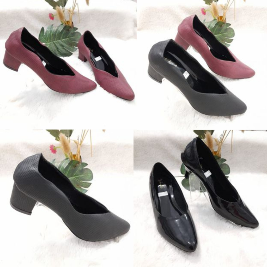 Voila Sepatu Pantofel Heels Wanita 5cm