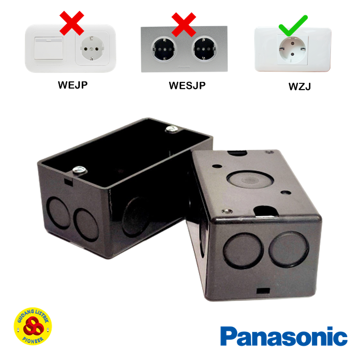 Panasonic Inbow Dus WVJ 5911 National Mangkok Tanam Persegi Panjang