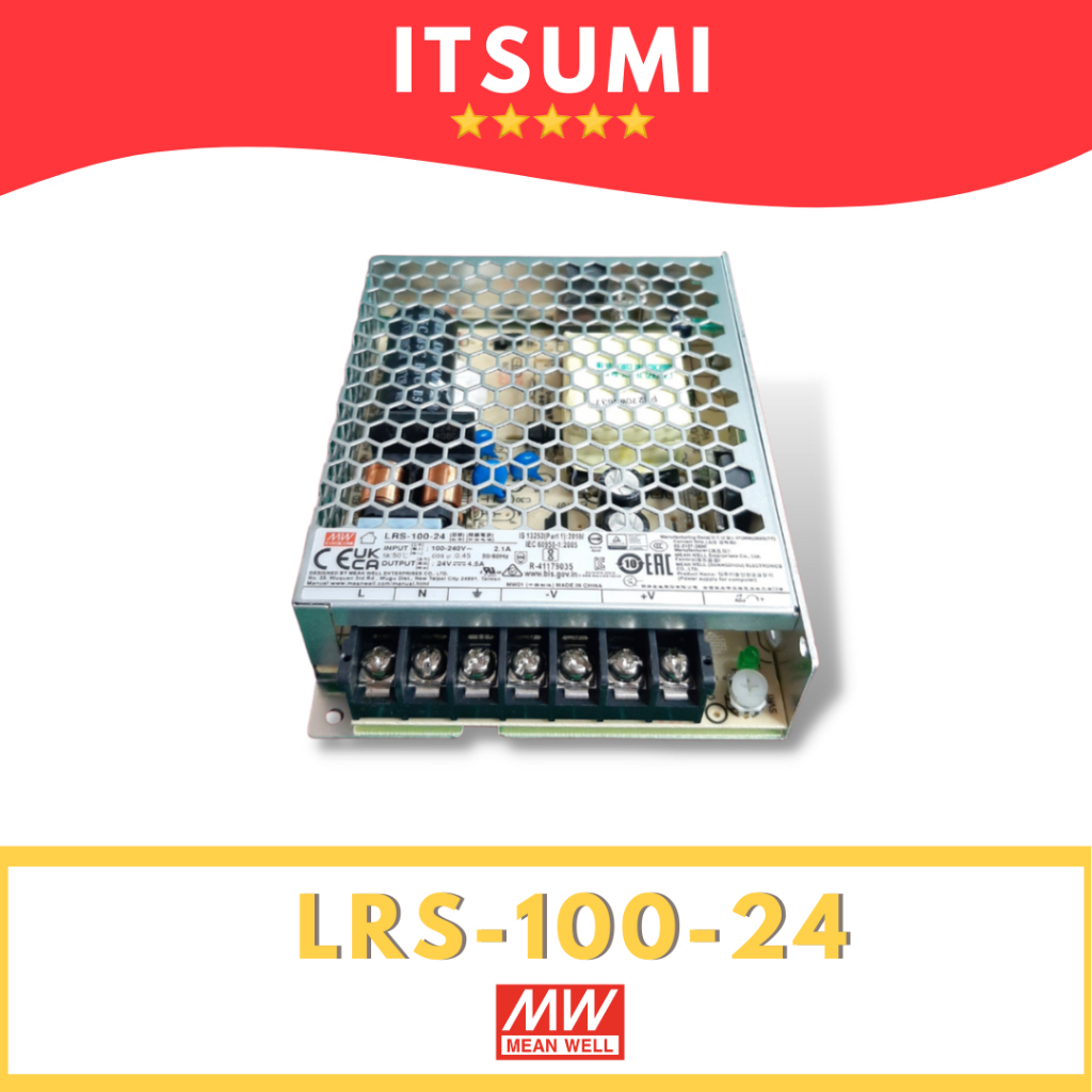 Power Supply Mean Well LRS-100-24 LRS 100 24