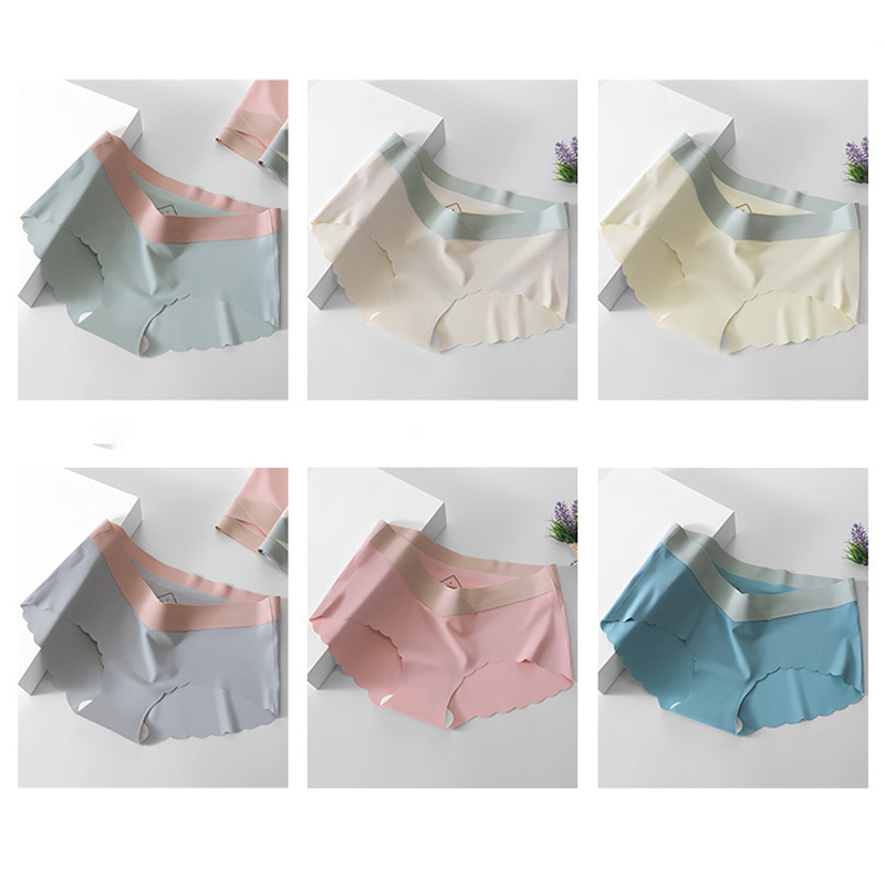 Celana Dalam hamil seamless Cd Wanita ibu hamil Ice Silk Tipis Es Sutra CD Wanita 2102