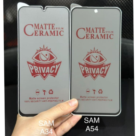 Samsung A14 5G Samsung M14 5G Samsung A54 5G Samsung A34 5G Tempered Glass CERAMIC SPY Matte Full Screen Guard D2