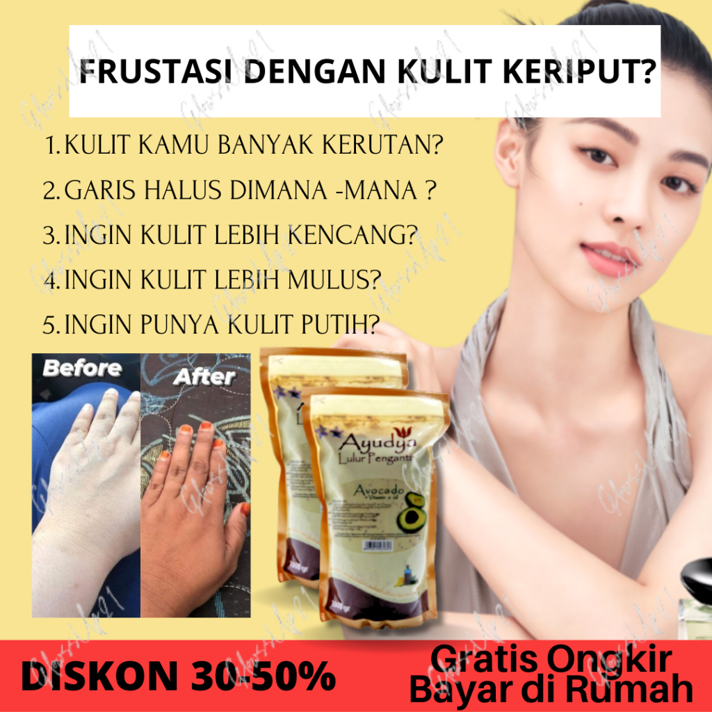 Ayudya Lulur Pengantin Avocado + vitamin E 1000