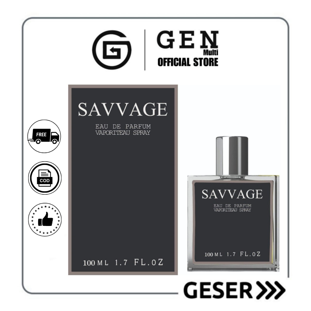 GEN - Parfum Savvage D 100ml Premium / Parfum Savvage 100ml Best Seller / Parfum Pria Wangi Tahan Lama