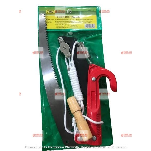 Gunting Dahan Tarik Sellery Dengan Fungsi Pisau dan Gergaji 66-275 PRO Gunting Dahan Tarik Pisau Tali Multifungsi Alat Tamanan Anti Karat Peralatan Kebun Tree Pruners