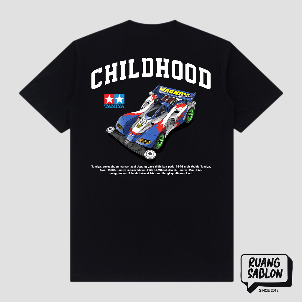 Kaos Tamiya Childhood magnum saber