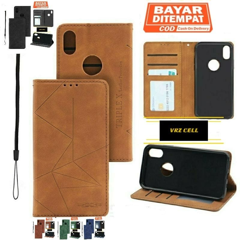 Vivo X50 X50Pro - X60 - X70Pro X70 PRO - X80Pro PRO - V5 V5S V5Lite LITE Leather Flip Case Wallet St