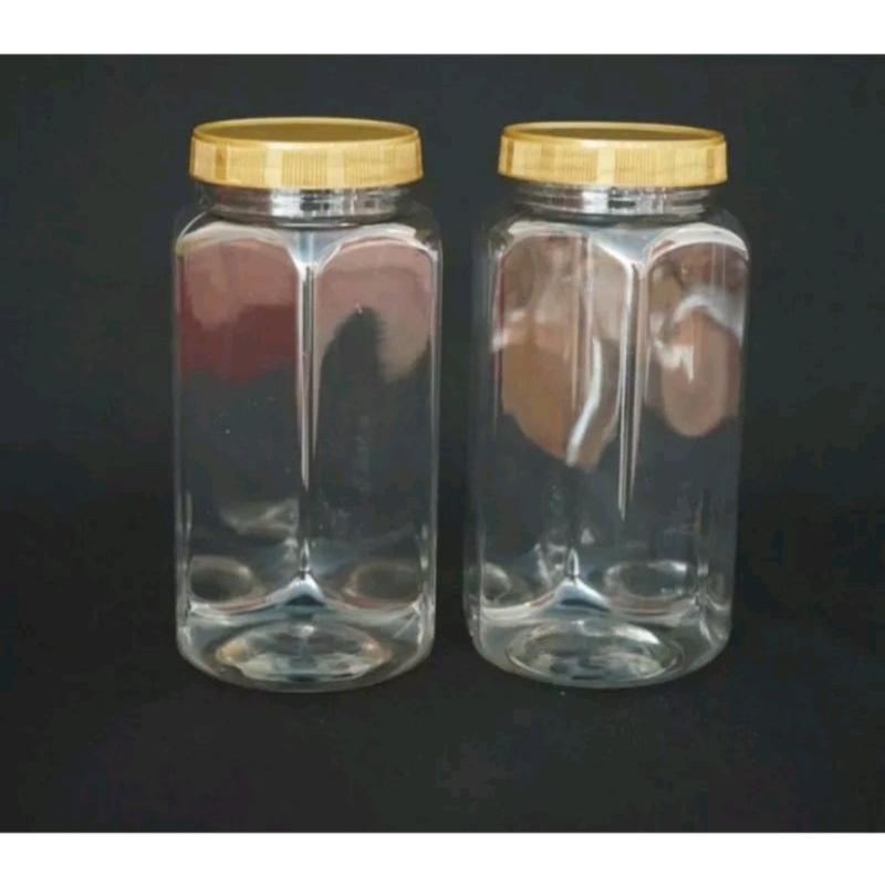 Toples Hexagonal 500ml Toples Bawang Goreng