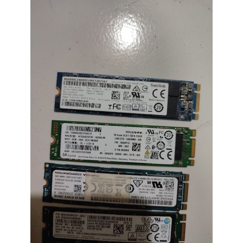 Ssd M2 Sata 128GB 256GB Nvme
