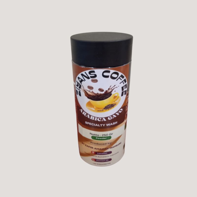 

Bubuk Kopi Arabika Gayo Specialty Wash (Halal dan 100% Arabika murni tanpa campuran)