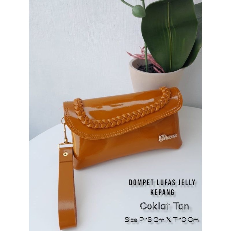 DOMPET  LUFAS JELLY KENYAL GLOSSY CANTIK