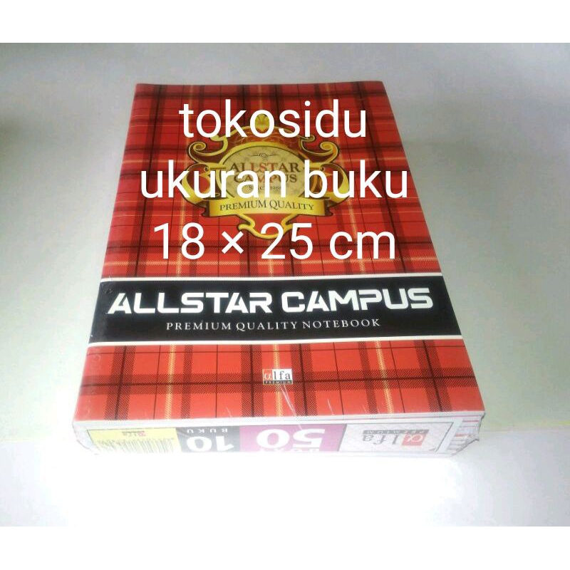 

MilL Buku Tulis Boxy Campus Alfa 50 Lembar 18x25 Cm