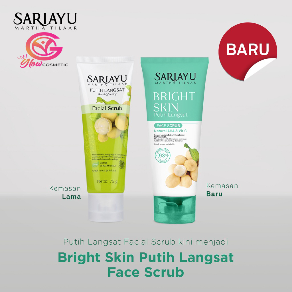 SARIAYU PUTIH LANGSAT FACIAL SCRUB 75GR