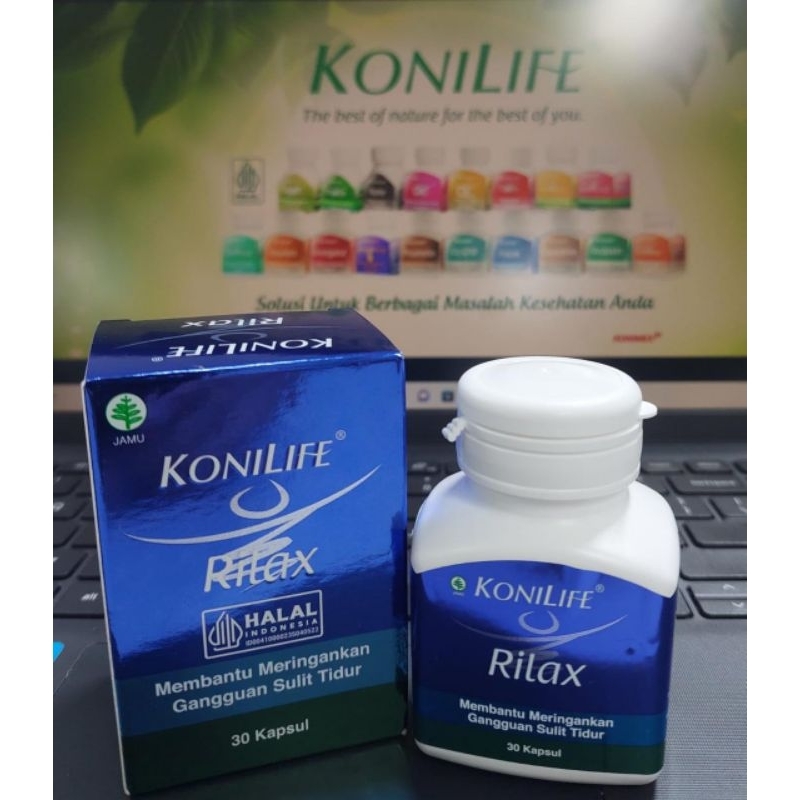 Konilife Rilax isi 30 | Insomnia | Obat tidur