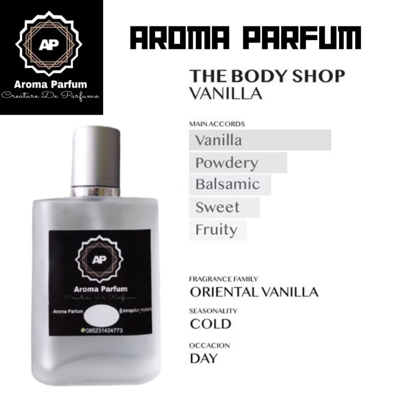 VANILLA THE BODY SHOP by Aroma Parfum