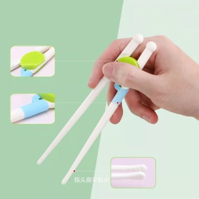 Sumpit Belajar Makan Anak/Sumpit Chopstick Melatih Motorik Anak/Children Training Chopstick