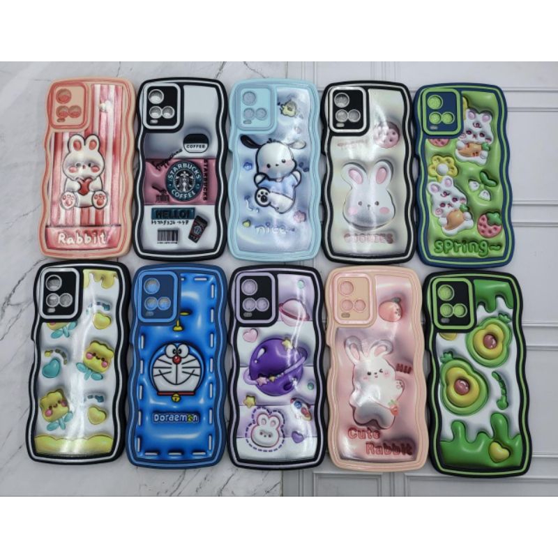 CASE WAVY GELOMBANG OPPO A5S A12 A15 A16 A17 A17K A54 A36 A76 A57 2022 A77S  A52020