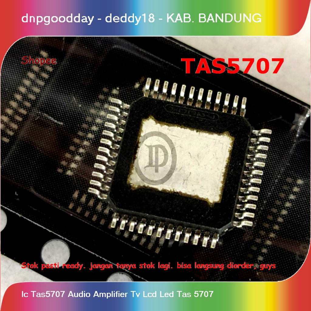 Ic Tas5707 Audio Amplifier Tv Lcd Led Tas 5707