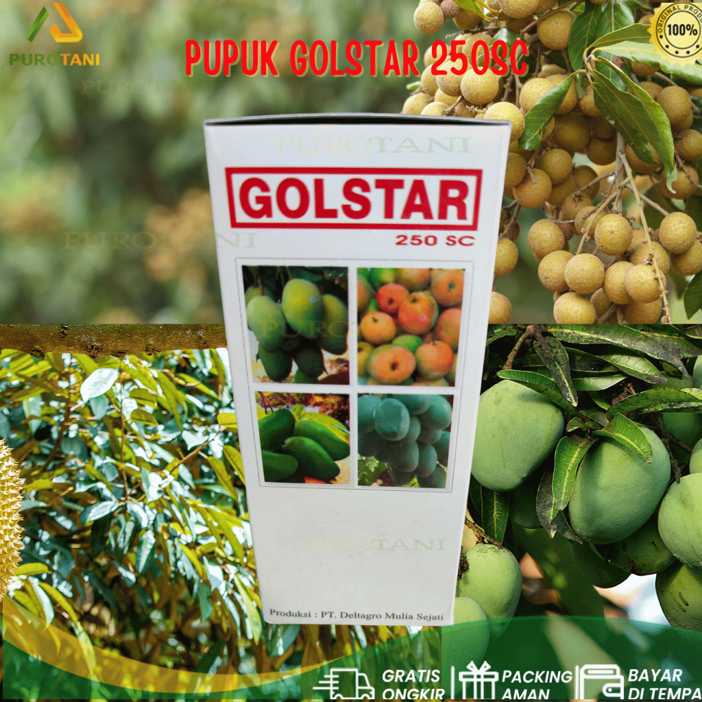 GOLSTAR 250 SC Pupuk ZPT Bunga Buah Mangga Durian Kelengkeng