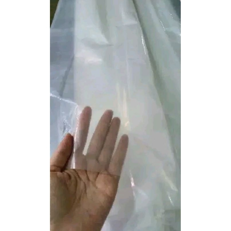 plastik putih bening plastik PE tembus pandang bisa buat terpal plastik cor dan lain lain