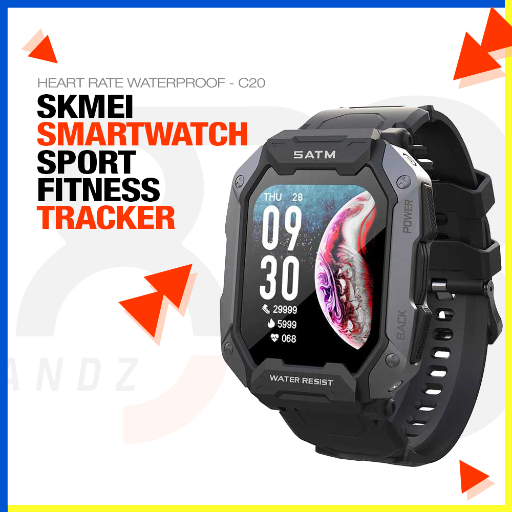SKMEI Smartwatch Sport Fitness Tracker Heart Rate Waterproof - C20