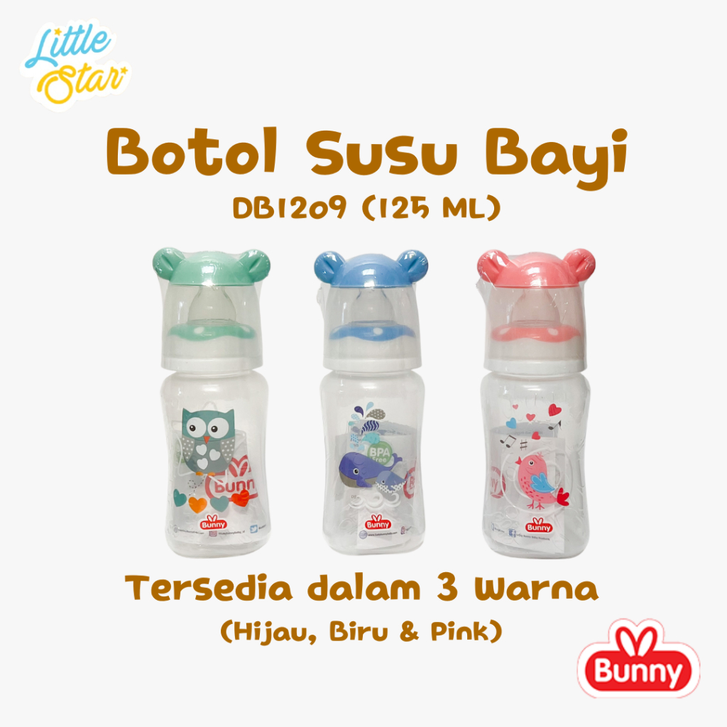 Botol Susu Dot Bayi Lusty Bunny Training Cup Baby Feeding Bottle Tempat Minum Anak BPA Free