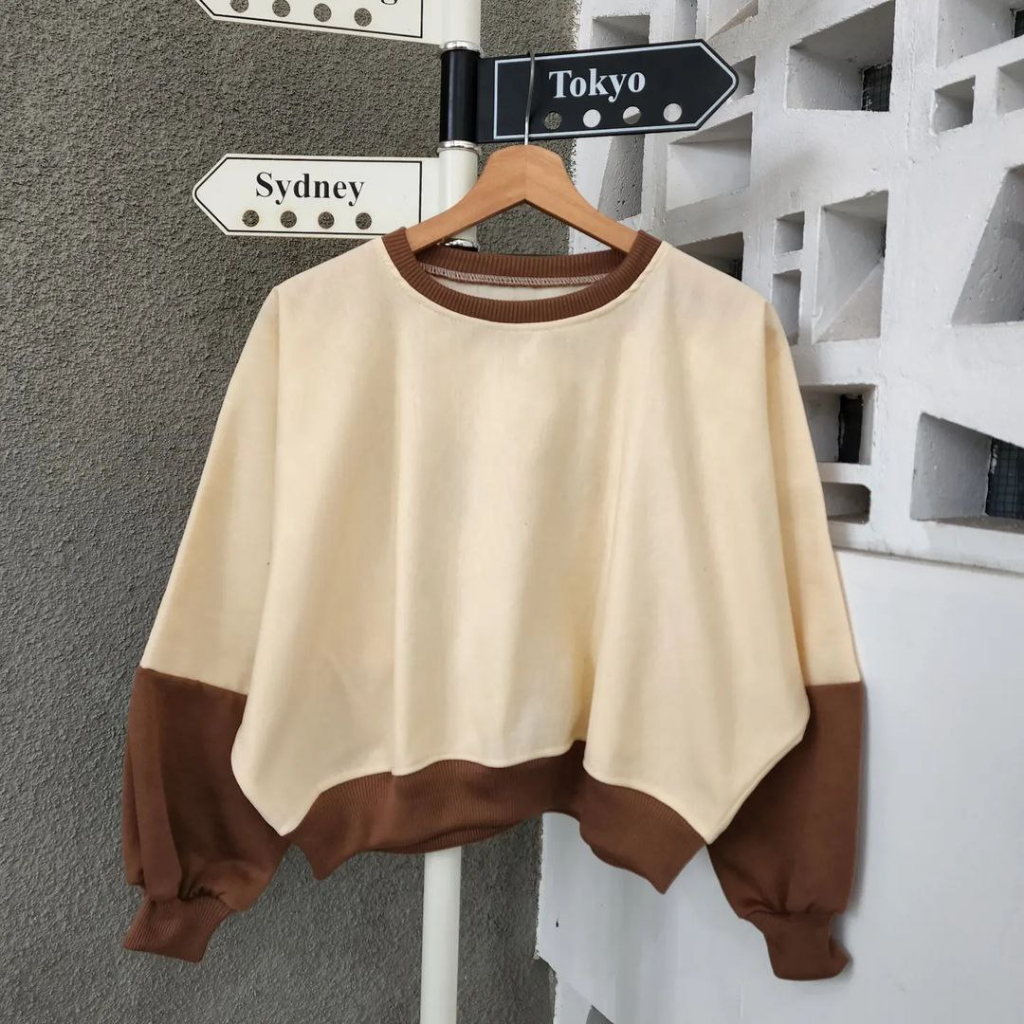 Nara.Grosir - Batwinggo Sweater l Sweater Wanita Oversize