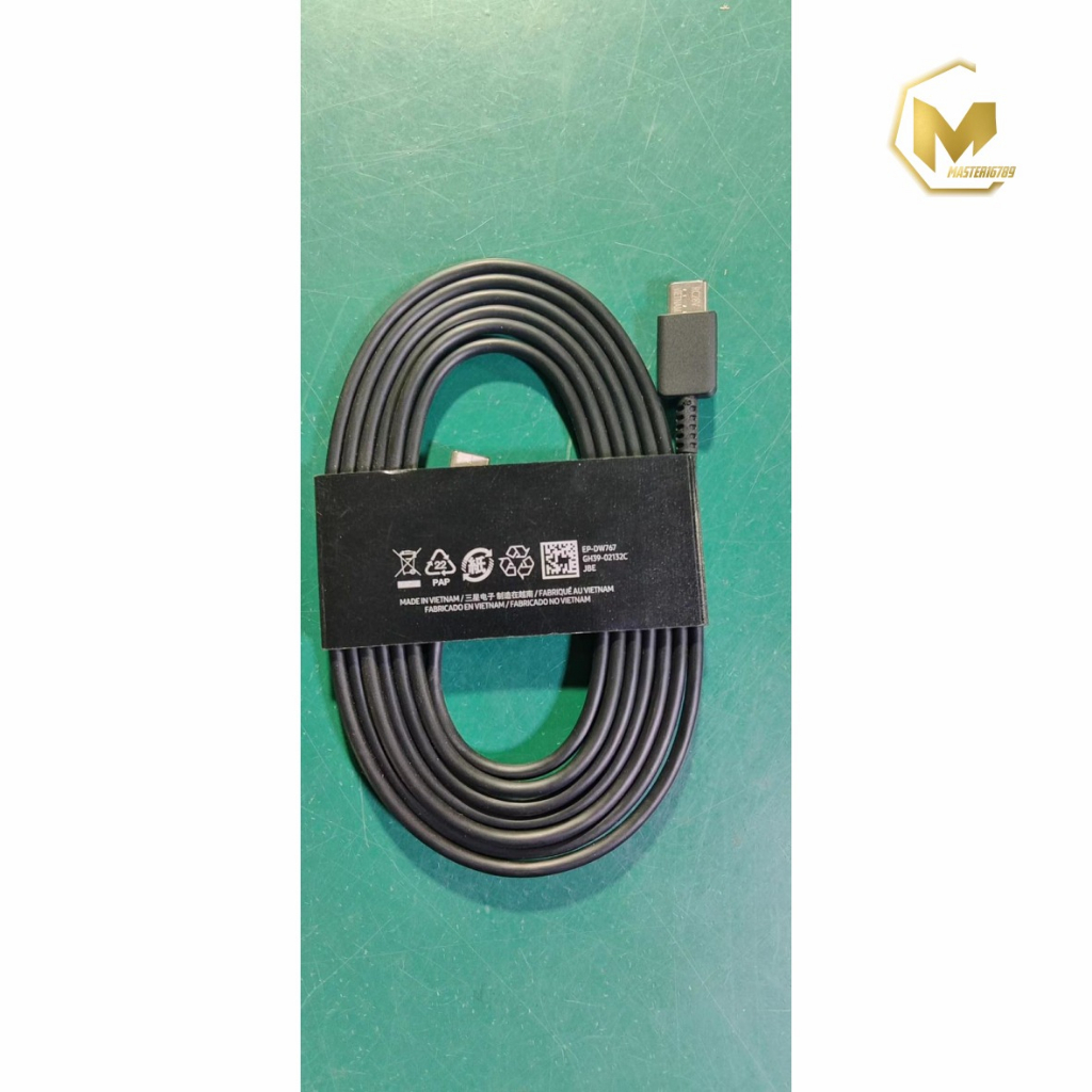 KABEL DATA CABLE ORIGINAL SAMSUNG S23 ULTRA 1.8M SUPER FAST CHARGING FOR GALAXY A23 A33 A53 A73 S21+ S21FE S21 S22 S22+ S22 NOTE 20 20 S23 S23+ S23 ULTRA Z FLIP 4 Z FOLD 4 Z FLIP 3 Z FOLD 3 ORIGINAL TYPE C TO TYPE C MA4456