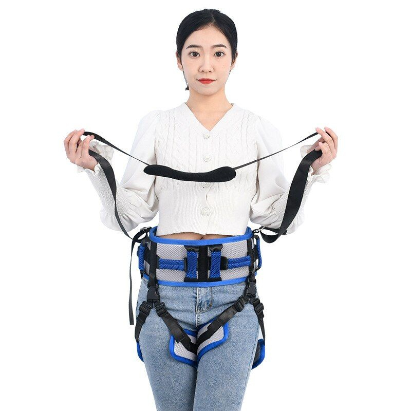 Gait Transfer Belt Transfer Pasien Sling Belt Alat Sabuk Pemindah Dari Kursi Roda Ranjang Jalan Gerak Medical Belt