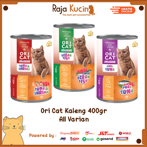 Makanan kucing ORICAT / Ori Cat Kaleng 400gr