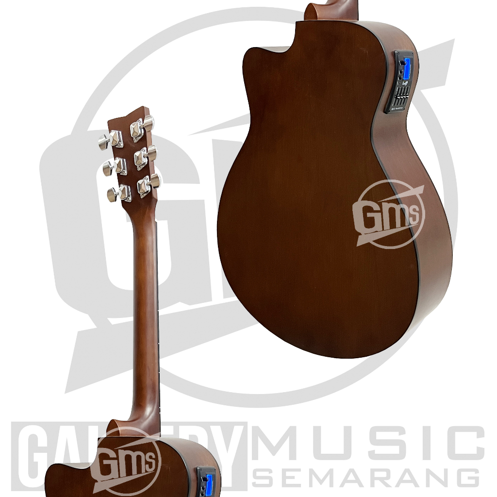 ORIGINAL!!! Gitar Akustik Elektrik Yamaha FS100C Original Preamp Equalizer Tuner AW-5