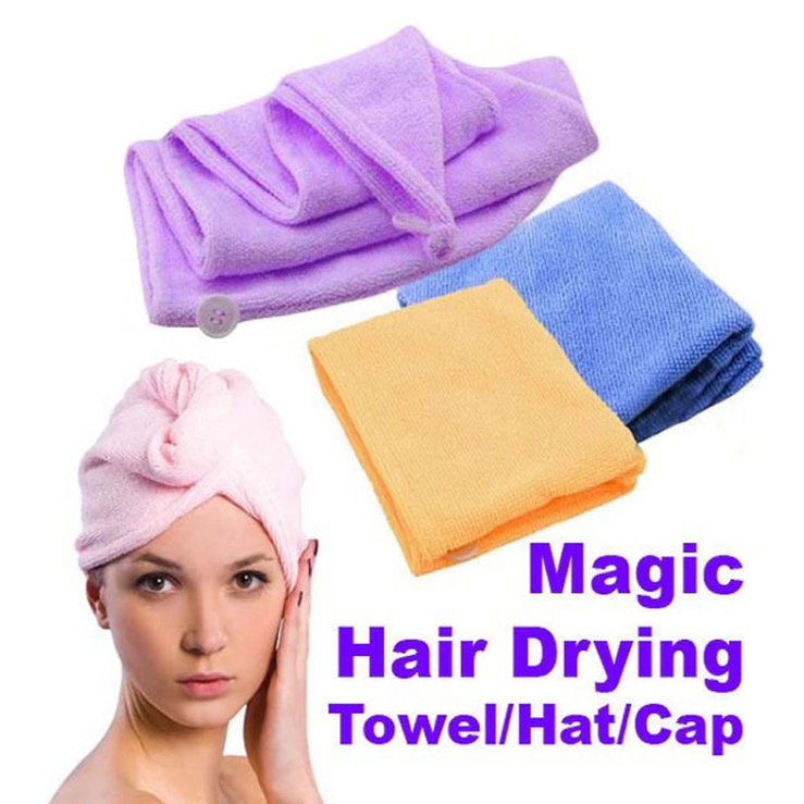 [WAE] HANDUK KERAMAS MANDI MICROFIBER / HANDUK KEPALA / HANDUK RAMBUT