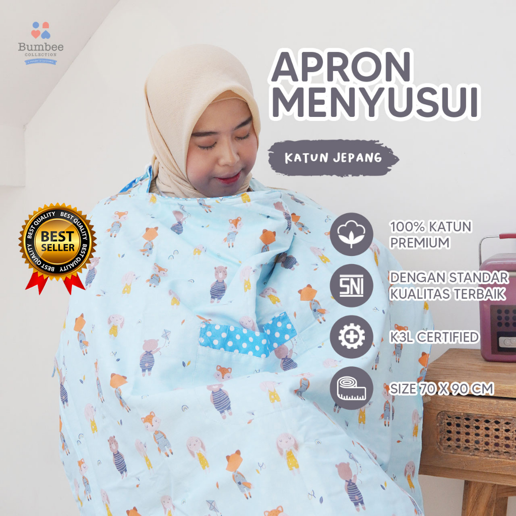 Bumbee Collection - Apron Menyusui Ready Stock