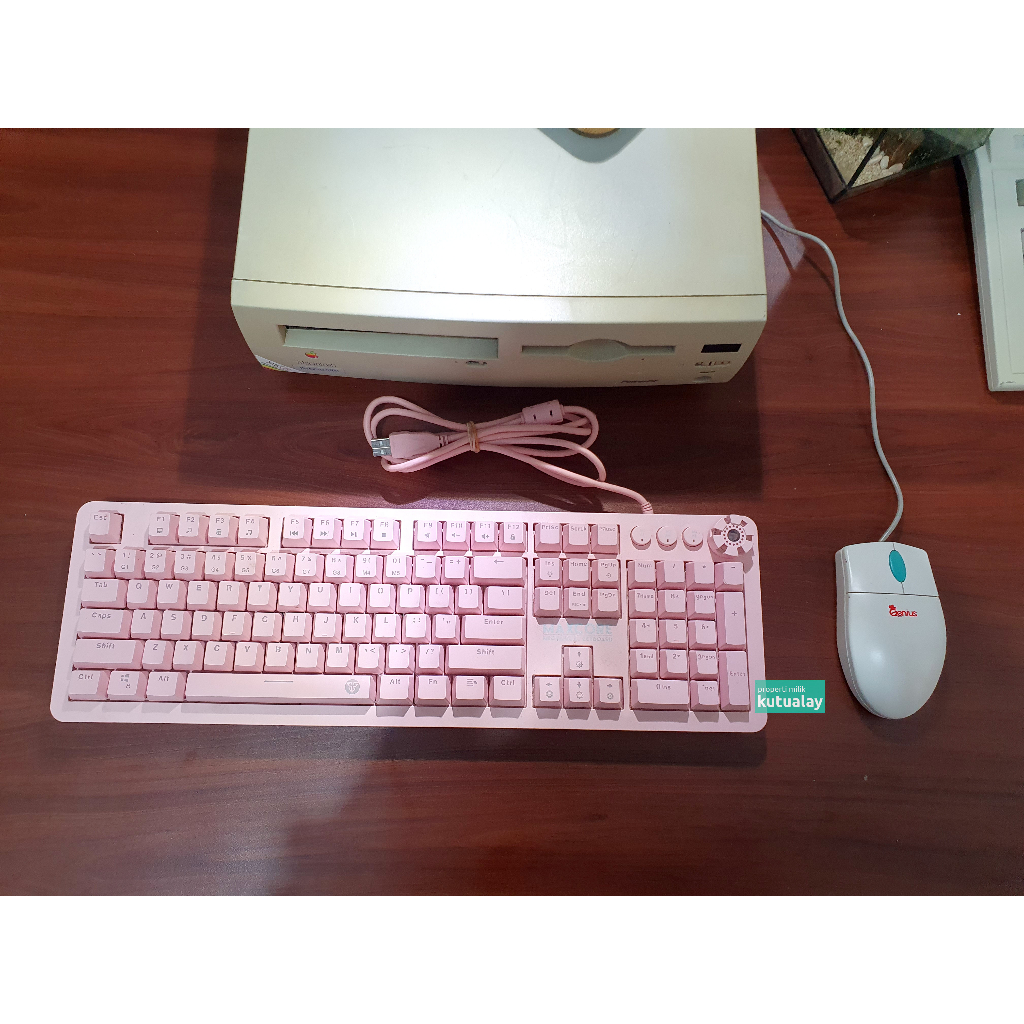 Keyboard Mechanical Fantech Maxcore MK852 Sakura Gaming Keyboard Pink