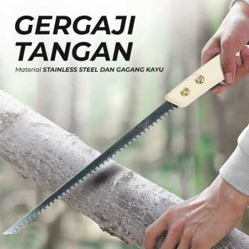 Gergaji Tangan Manual Jepang Woodworking Hand Saw / Geraji Gergaji Pemotong Kayu Dahan Ranting Pohon Tinggi Manual Super Tajam Kuat Ringan Multifungsi / Graji Geraji Gergaji Kayu Mimi Kecil Sederhana Manual Woodworking Hand Saw / Gergaji Pohon Genggam