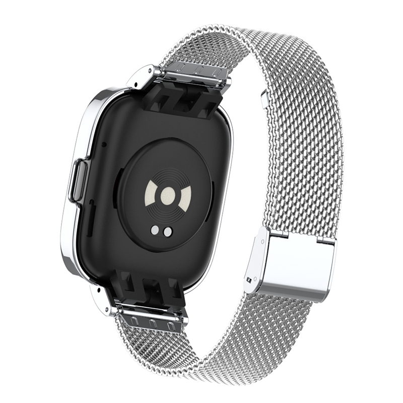 Redmi Watch 3 Milanese Stainless Strap For Xiaomi Redmi Watch 3 Band Mi Watch Lite With Metal Protector Case Bumper Magnetic Loop Bracelet For Redmi Watch