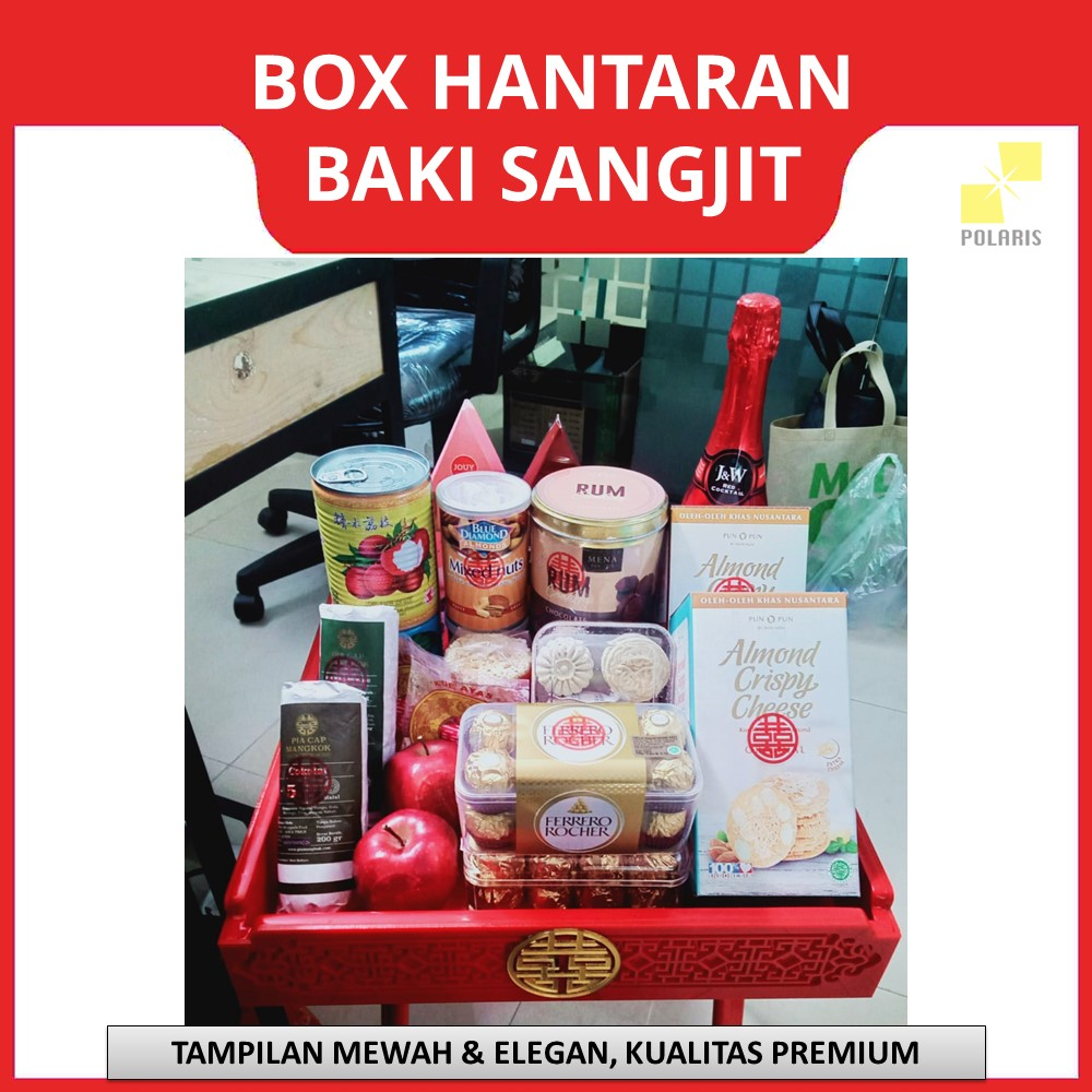 BOX HANTARAN BAKI SANGJIT/LAMARAN KOTAK SESERAHAN ACRYLIC - NAMPAN SESERAHN AKRILIK CHINESE ENGAGEMENT TRAY