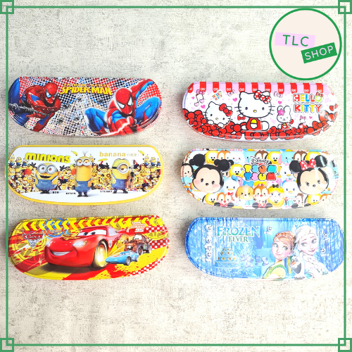 

Kotak Pensil Kaleng 2 Susun Motif Karakter / Pencil Case 2 Susun