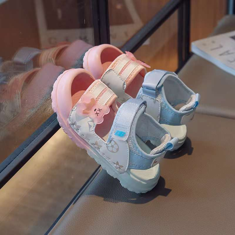 (LOLI-JKT) SD- XX1 SANDAL ANAK UNISEX GRADASI 3 WARNA SIZE 23-36