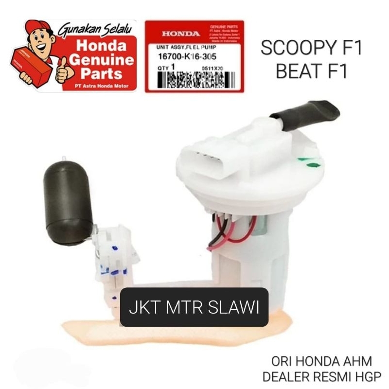 16700-K16-305 fuel pump unit assy fuel pump pompa bensin scoopy fi 2013-2016 beat fi 2013-2016 asli 
