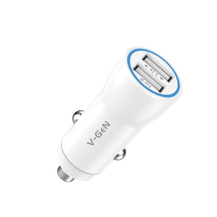 Car Charger V-GeN VCC2-31 Dual Port USB 3.1A Charger Mobil