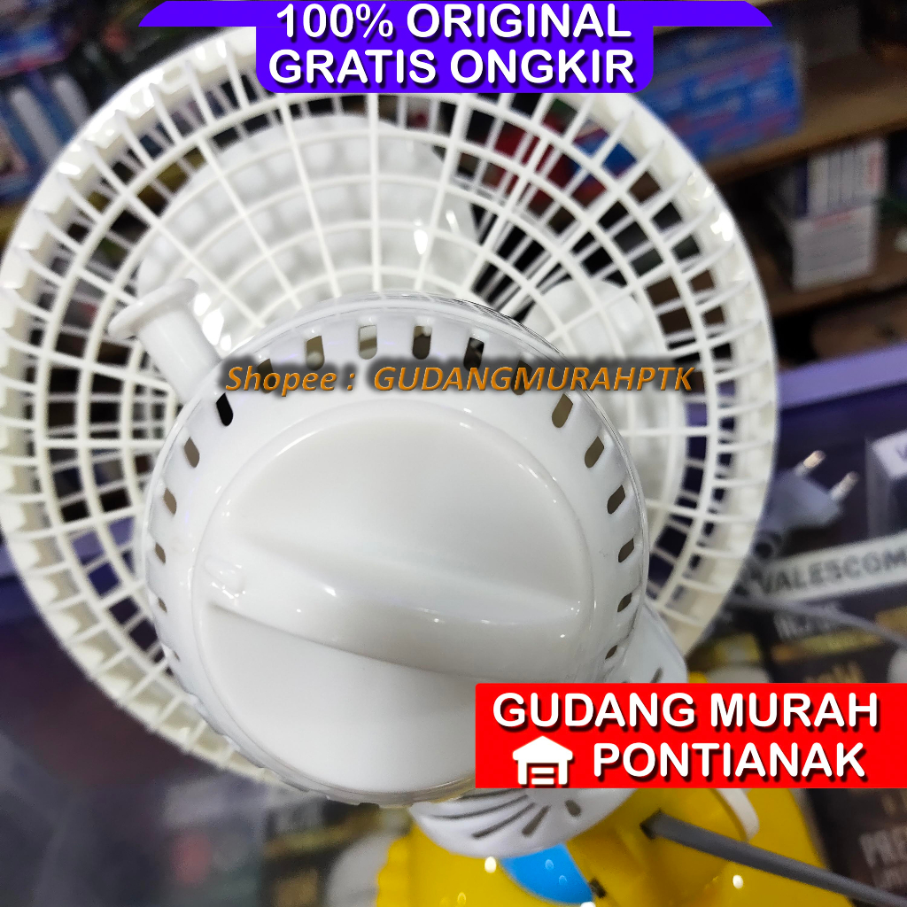 Kipas angin karakter Minion / Desk fan Minion Kuning Swing Bisa MENOLEH PROFAN / YUNDAI