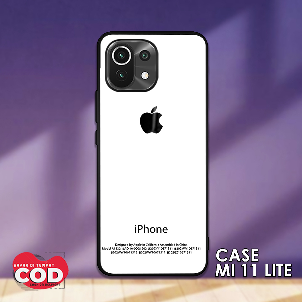 Softcase Kilau Xiaomi Mi 11 Lite [MZ140] Casing Glossy Pic HD Motif Iphone | Kesing Hp Xiaomi Terbar