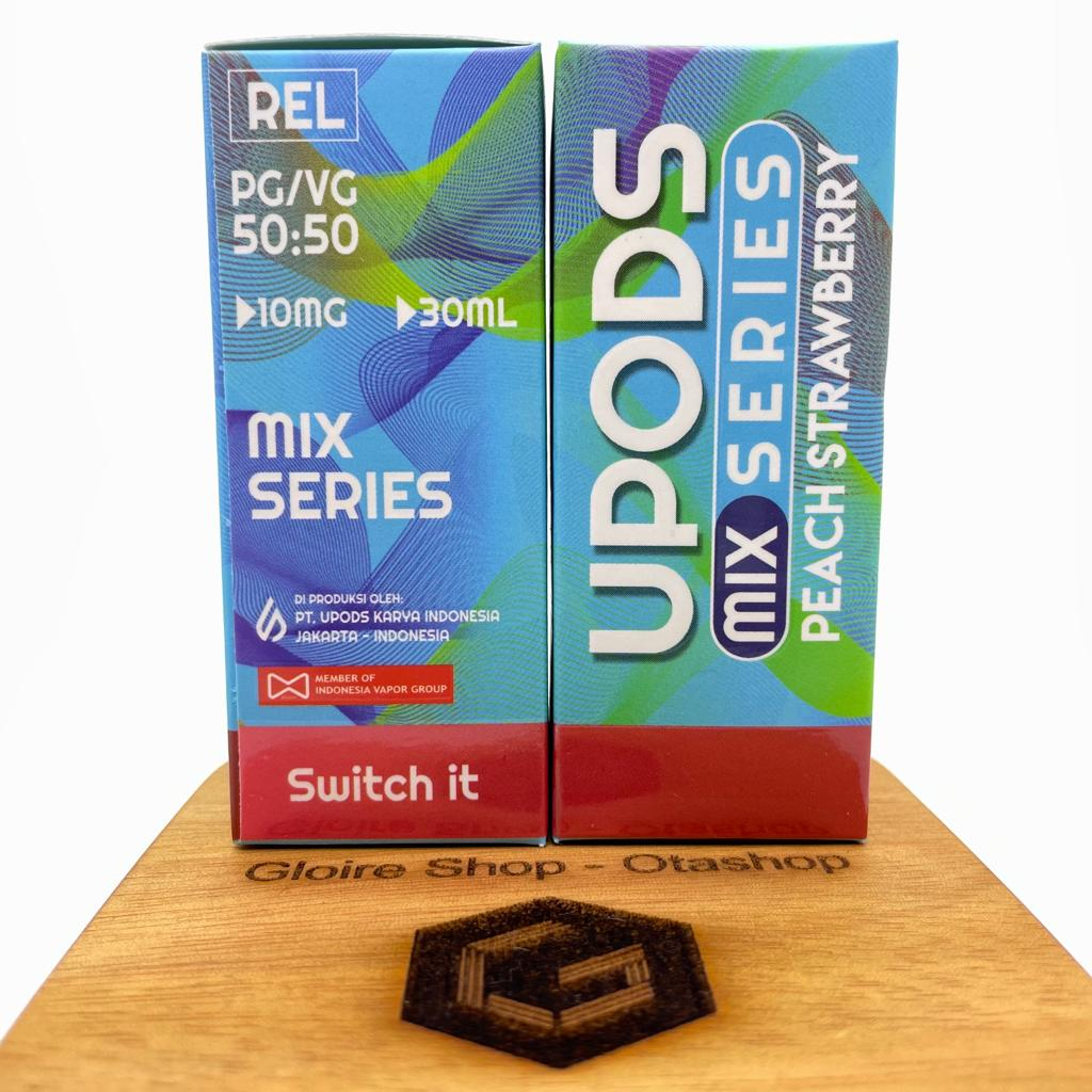 SALT - Upods PEACH STRAWBERRY Mix Series 30ml 10mg Liquid Pods FriendlY