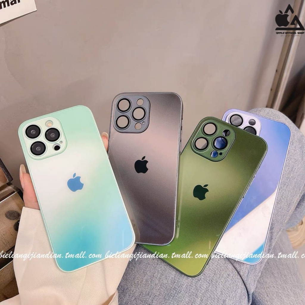 Premium 9D Ag Glass Glossy Gradasi + Lensa Kamera iPhone 14 Pro Max 11 Pro Max Mini Tempered Glass Glossi Lens Pelindung Camera Protector Proteksi Kamera iPhone Steel Pro Frosted Softcase High Class Silikon Soft Case iPhone Mewah