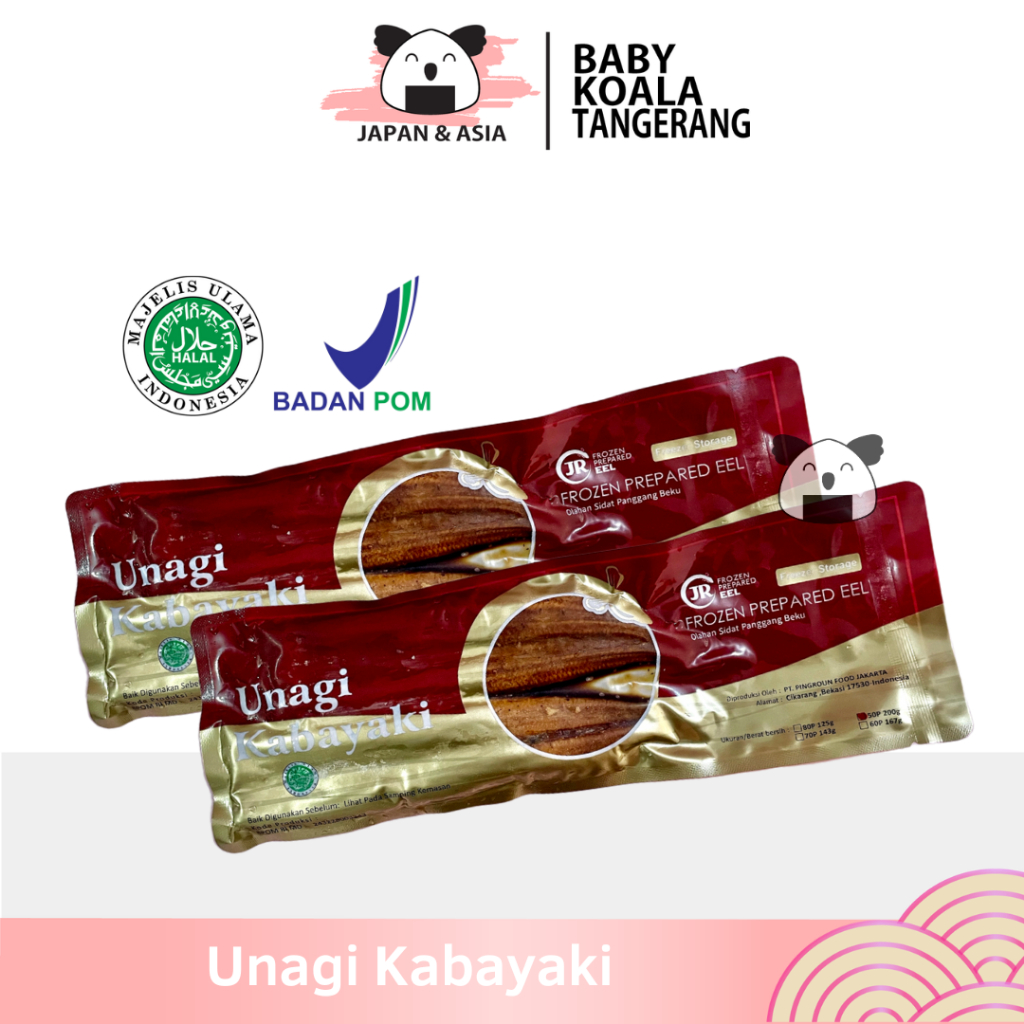

UNAGI KABAYAKI Belut Panggang 200 g Halal │ Ikan Sidat Bakar Berbumbu untuk Sushi.